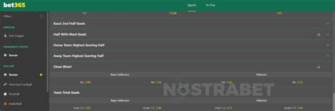 clean sheet bet365 - clean sheet betting market